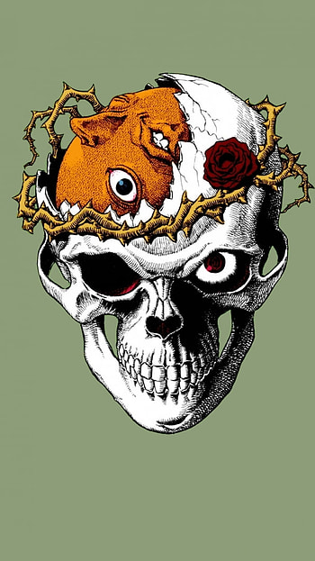 Thorncrowned Skull — Berserk Anime , Anime, Berserk HD phone wallpaper
