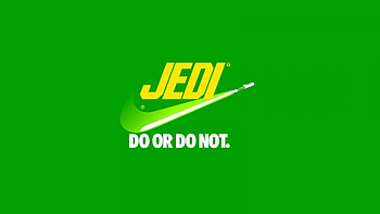 Star wars minimalistic front jedi parody nike logos | (893) HD wallpaper