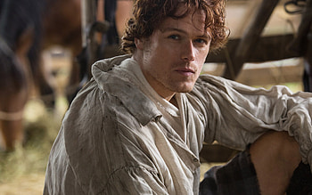 New Outlander Extended, Jamie and Claire, Stables, TV Series HD wallpaper