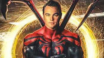 Leonardo DiCaprio As Spiderman , spiderman, leonardo-dicaprio, superheroes, artist, artwork, digital-art, artstation HD wallpaper