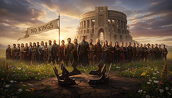 No Kings — Republic Rising ( Ultra ), protest, crowd, banner HD wallpaper