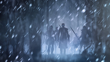 Night King With White Walkers Artwork, night-king, white-walkers, game-of-thrones, tv-shows, illustration, artist, artwork, digital-art, behance HD wallpaper