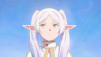 Anime — Frieren (Frieren: Beyond Journey's End): Skyward Gaze, Anime, Frieren: Beyond Journey's End, Frieren (Frieren: Beyond Journey's End) HD wallpaper