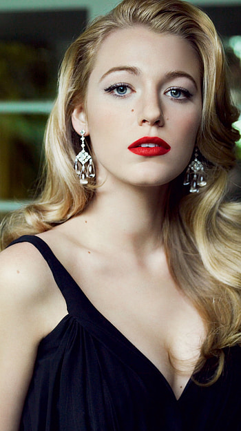 Blake lively, hollywood actress, cleavage HD phone wallpaper