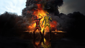 Deadpool And Wolverine Silk In The City, deadpool-and-wolverine, deadpool-3, wolverine, deadpool, superheroes, artwork, digital-art, art HD wallpaper