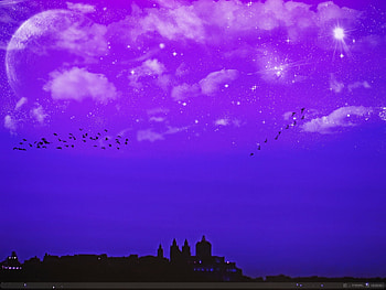 Silent City Sleeping, blue, , fantasy, mdina HD wallpaper