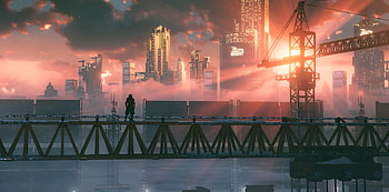 Replaced — Quad Video Game : Neon Skyline at Dusk, Video Game, Replaced HD wallpaper