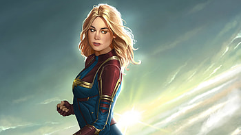 Captain Marvel New Artworks, captain-marvel-movie, captain-marvel, 2019-movies, movies, artwork, artstation, digital-art, brie-larson, carol-danvers HD wallpaper