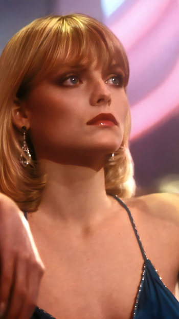 Michelle Pfeiffer, nose, u, lip, scarface, movie, vintage, , caracortada HD phone wallpaper