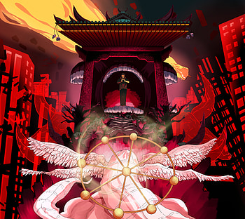 Sukuna VS Mahoraga, Anime, Jujutsu Kaisen, Mahoraga (Jujutsu Kaisen), Sukuna (Jujutsu Kaisen) HD wallpaper