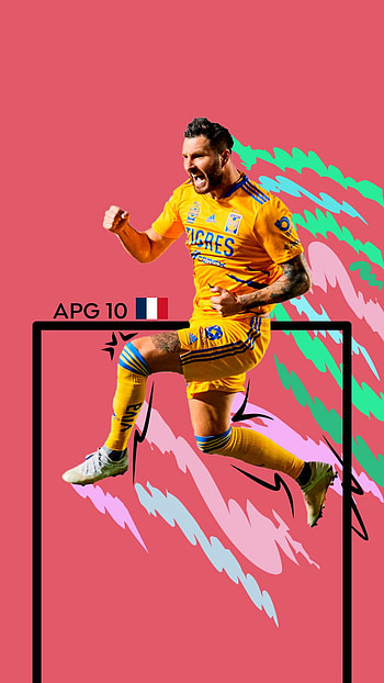 Tigres UANL, gignac, andre pierre gignac, libresylokos, incomparables, Auriazules, felinos HD phone wallpaper