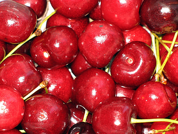 Fruits, Sweet Cherry, Food, Background HD wallpaper