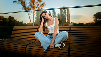 Girl Hand In Hairs Sunight Outdoor, girl, hand, hairs, outdoor, girls, model HD wallpaper