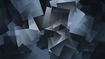 Gray mosaic, gradient, pattern HD wallpaper