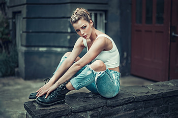 Girl Torn Clothes , girls, model HD wallpaper