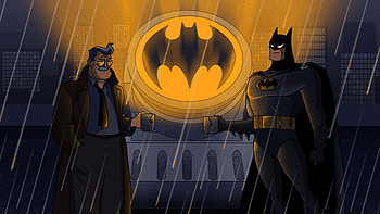 Batman And Jim Gordon, batman, james-gordon, superheroes, artwork, art HD wallpaper
