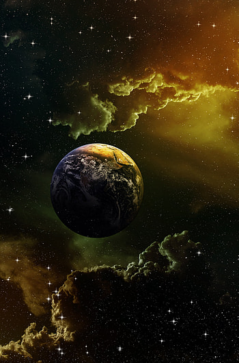 Planet, Universe, Stars, Galaxy HD phone wallpaper