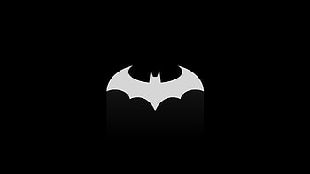 Batman Logo, Batman Logo Black HD wallpaper