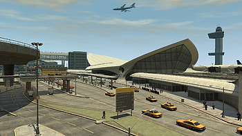 John F. Kennedy International Airport, Francis International Airport, GTA gaming, Virtual travel HD wallpaper