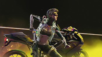 Cyberpunk Motorcyclist Girl, cyberpunk, bike, girl, gun, artist, artwork, art, digital-art HD wallpaper