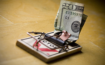 Miscellanea, Miscellaneous, Dollar, Bill, Banknote, Trap, Mousetrap HD wallpaper