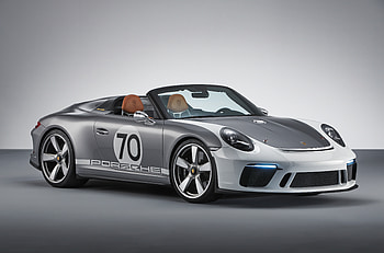 2018, Porsche 911 Speedster Concept, sports car HD wallpaper
