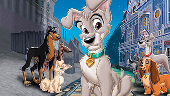 Lady and the Tramp, Scamp's adventure, Fan artwork, Disney magic HD wallpaper