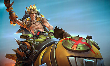 Junkrat, Explosive mayhem, Chaotic gameplay, Overwatch hero HD wallpaper