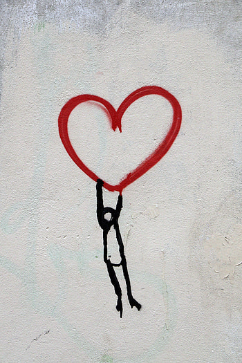Art, Love, Paint, Heart HD phone wallpaper