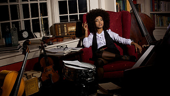 Esperanza Spalding, Fanart, Musical creativity, Visual representation HD wallpaper