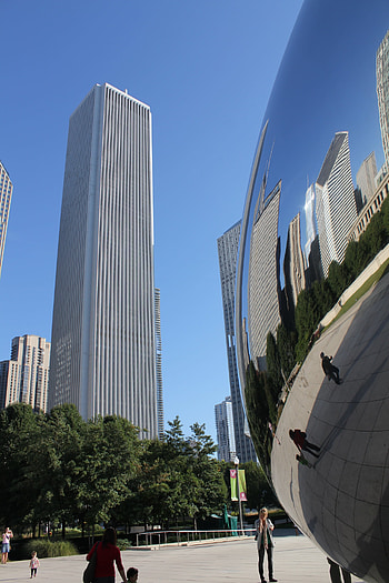 Cloud Gate artwork, Sirjibook's guide, Travel graphy, Public art installation HD phone wallpaper