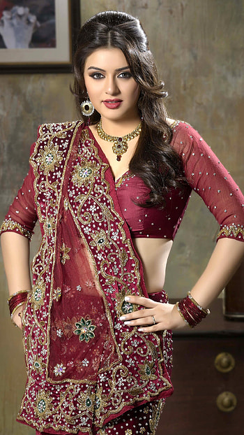 Hansika Motwani, actress, fashion design, beauty, bollywood, elegant HD phone wallpaper