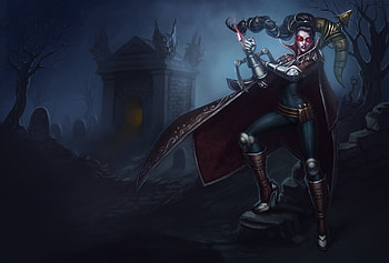 Vayne, league of legends, stealth, night hunter, assassin, tumblr HD wallpaper