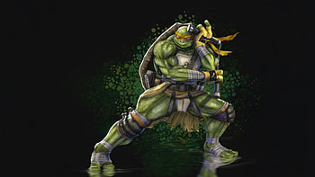 Michelangelo Tmnt, teenage-mutant-ninja-turtles, ninja-turtle, superheroes, artwork, artist, digital-art, art, movies, artstation HD wallpaper