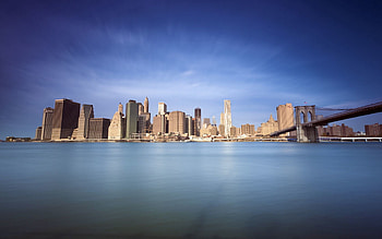 Cities, Sea, City, Bridge, New York, Brooklyn HD wallpaper