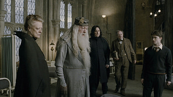 Dumbledore, Albus Dumbledore, Horace Slughorn, Severus Snape, Movie character HD wallpaper