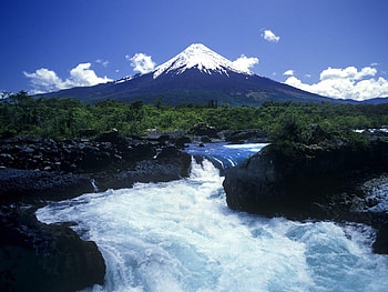 River from hill, river, hill HD wallpaper