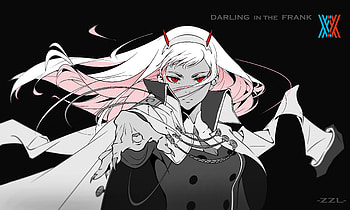 Zero Two (Darling In The Franxx), Darling In The Franxx, Anime, Horns, Pink Hair HD wallpaper