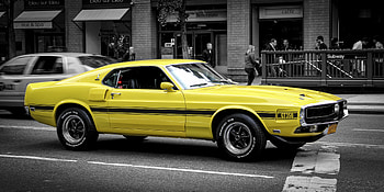Cars, Side View, Ford Mustang, Gt, Muscle Car HD wallpaper