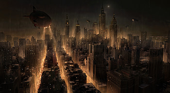 Gotham City Art, gotham, tv-shows, artstation HD wallpaper