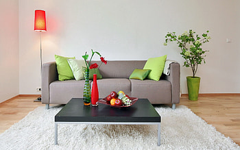 Interior, Miscellanea, Miscellaneous, Lamp, Style, Sofa, Coziness, Comfort, Carpet HD wallpaper