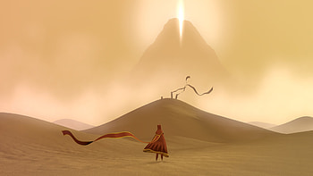 Journey game, Awe-inspiring world, Emotionally evocative, Stunning HD wallpaper