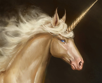 Unicorn, fantasy, art, christina kraus HD wallpaper