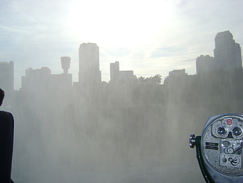 canada skyline, niagara falls, skyline, canada HD wallpaper