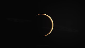 Half Moon, moon, nature, space, deviantart, dark, black HD wallpaper