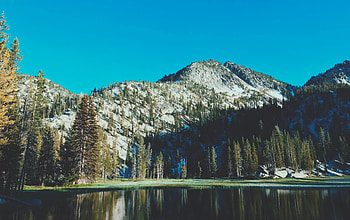Nature, Trees, Mountains, Lake HD wallpaper