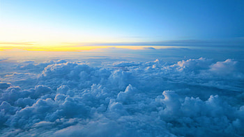 Beautiful White Clouds Blue Sky Nature Background Nature HD wallpaper