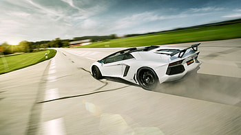 Novitec Torado Lamborghini Aventador, sports car, white HD wallpaper