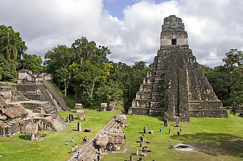 Tikal National Park, Guatemalan rainforest, Ancient Mayan ruins, Archaeological wonder HD wallpaper