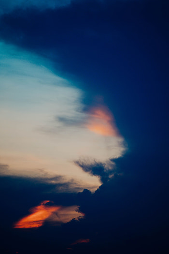 Nature, Sky, Twilight, Clouds, Dark, Dusk, Evening HD phone wallpaper